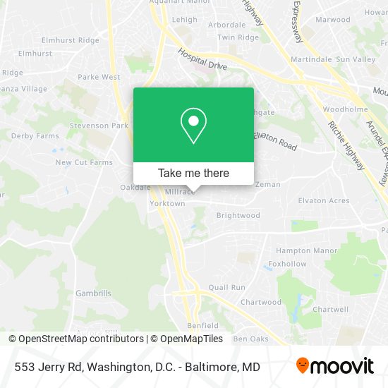 553 Jerry Rd, Millersville, MD 21108 map