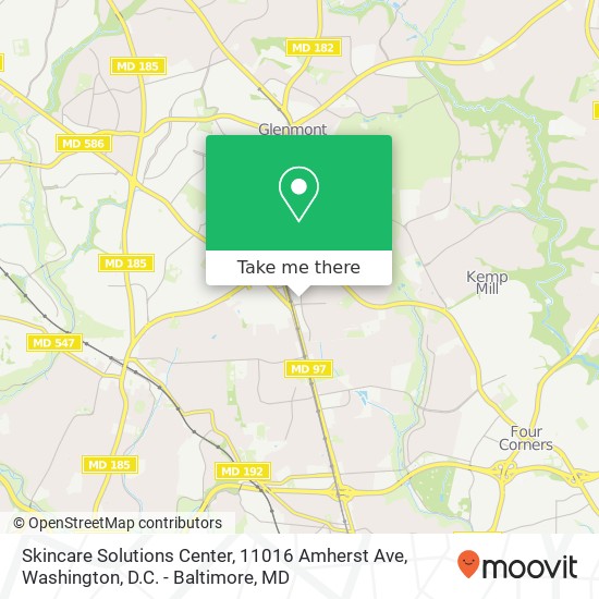 Skincare Solutions Center, 11016 Amherst Ave map