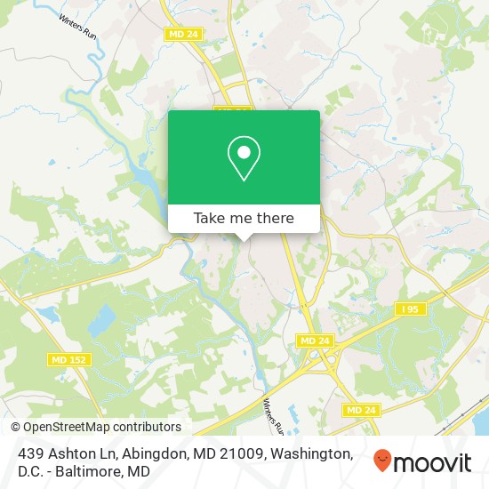 439 Ashton Ln, Abingdon, MD 21009 map