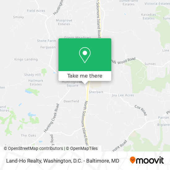 Land-Ho Realty map