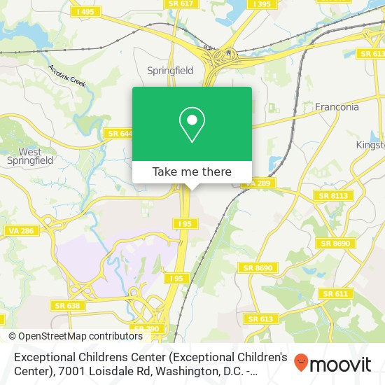 Mapa de Exceptional Childrens Center (Exceptional Children's Center), 7001 Loisdale Rd