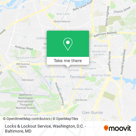 Locks & Lockout Service map