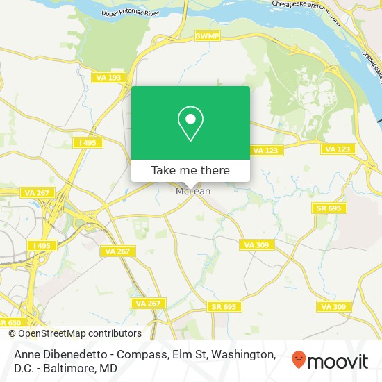 Mapa de Anne Dibenedetto - Compass, Elm St