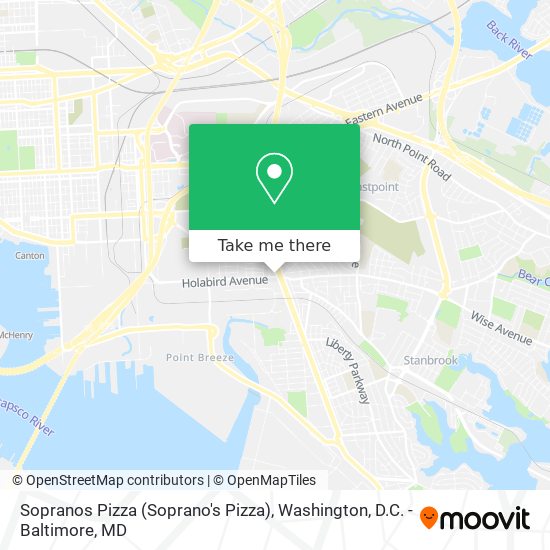 Sopranos Pizza (Soprano's Pizza) map