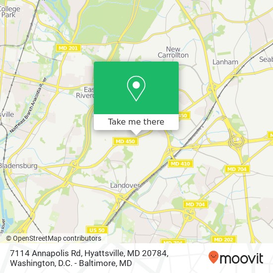 7114 Annapolis Rd, Hyattsville, MD 20784 map