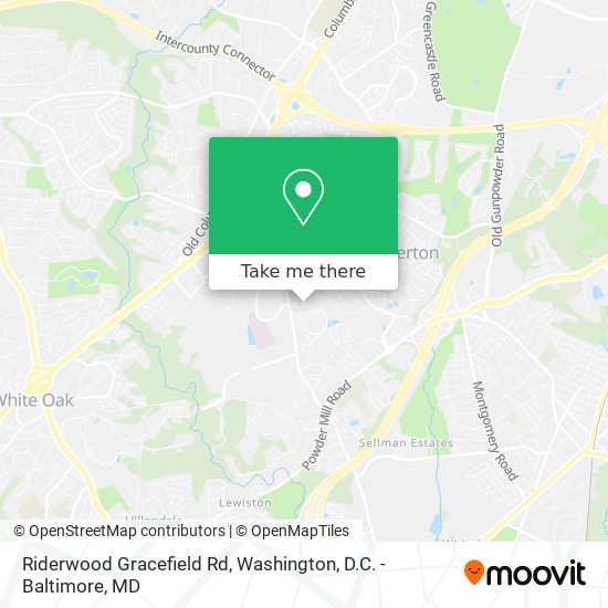Mapa de Riderwood Gracefield Rd