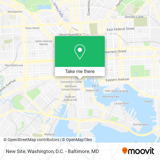 Mapa de New Site