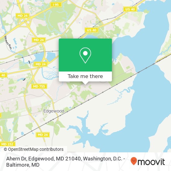 Ahern Dr, Edgewood, MD 21040 map