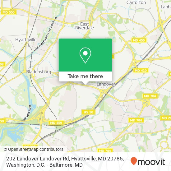 202 Landover Landover Rd, Hyattsville, MD 20785 map