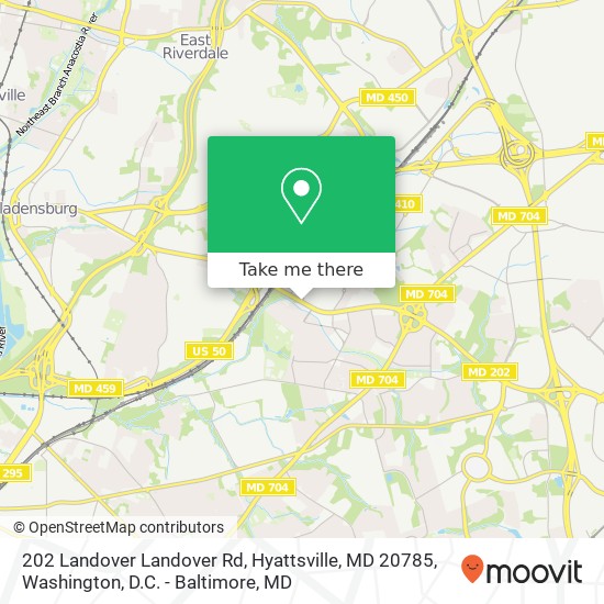 202 Landover Landover Rd, Hyattsville, MD 20785 map
