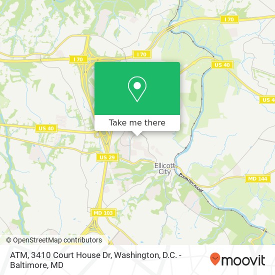 Mapa de ATM, 3410 Court House Dr