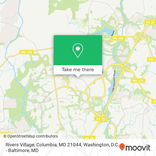 Rivers Village, Columbia, MD 21044 map