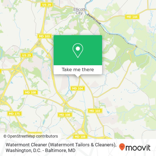 Mapa de Watermont Cleaner (Watermont Tailors & Cleaners), 4900 Waterloo Rd