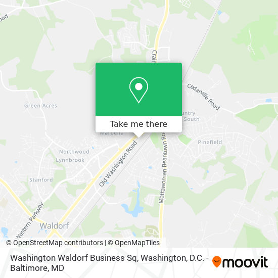 Mapa de Washington Waldorf Business Sq