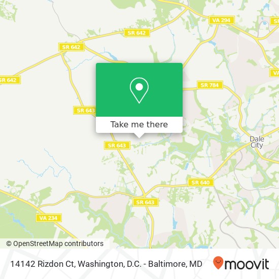 14142 Rizdon Ct, Woodbridge, VA 22193 map