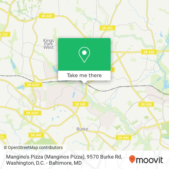 Mangino's Pizza (Manginos Pizza), 9570 Burke Rd map