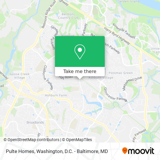 Pulte Homes map