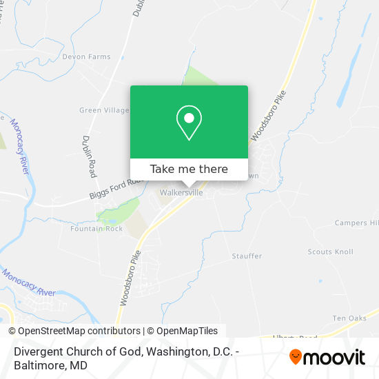 Mapa de Divergent Church of God