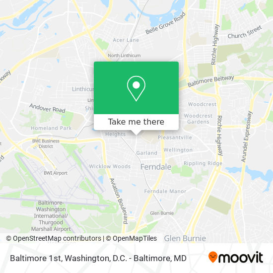 Baltimore 1st map