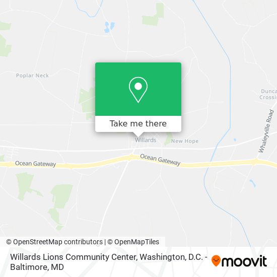 Willards Lions Community Center map