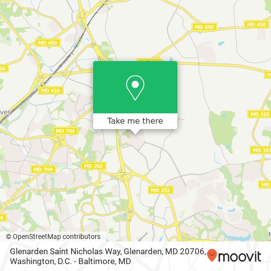 Glenarden Saint Nicholas Way, Glenarden, MD 20706 map