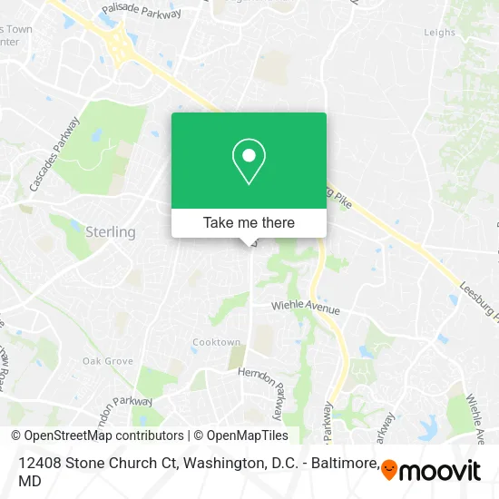12408 Stone Church Ct map