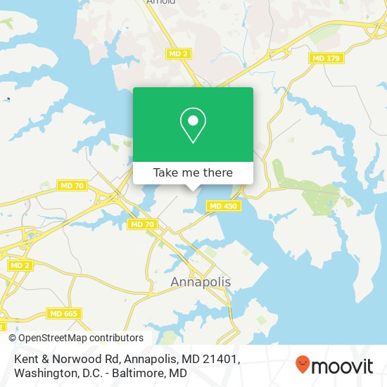 Kent & Norwood Rd, Annapolis, MD 21401 map