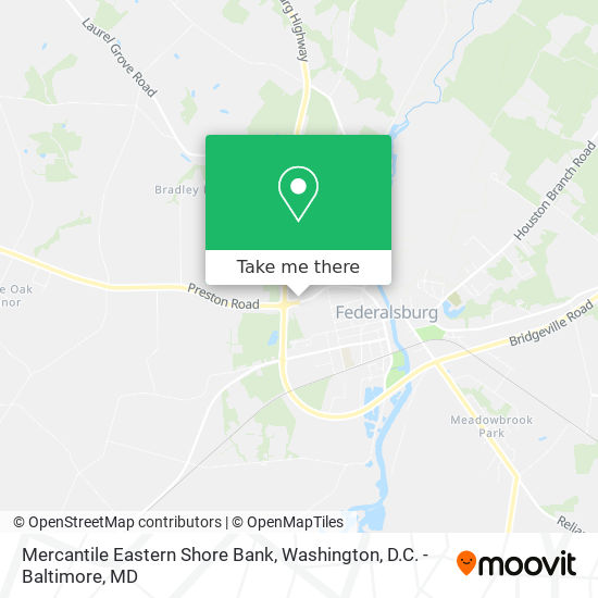 Mapa de Mercantile Eastern Shore Bank