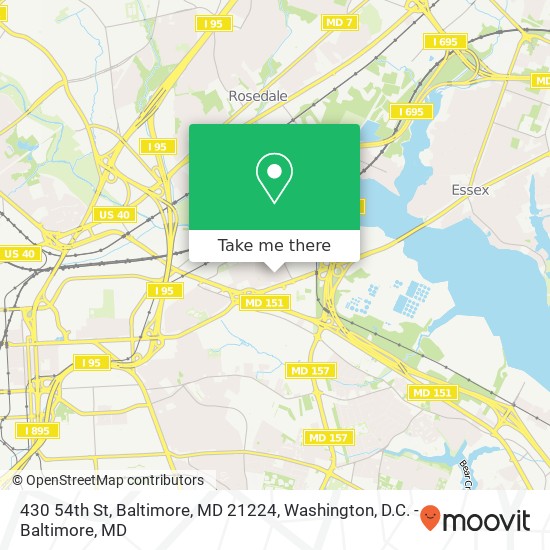 430 54th St, Baltimore, MD 21224 map