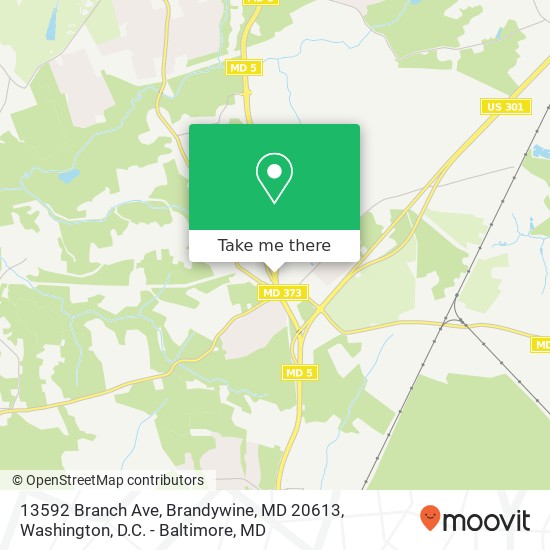 13592 Branch Ave, Brandywine, MD 20613 map