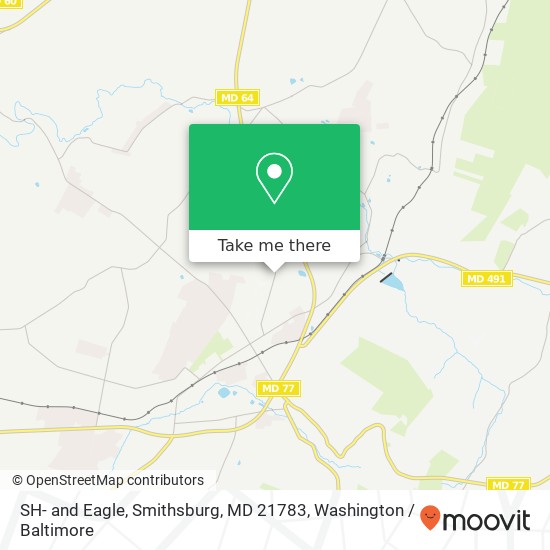 Mapa de SH- and Eagle, Smithsburg, MD 21783
