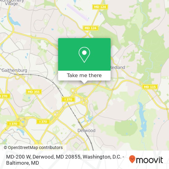 MD-200 W, Derwood, MD 20855 map