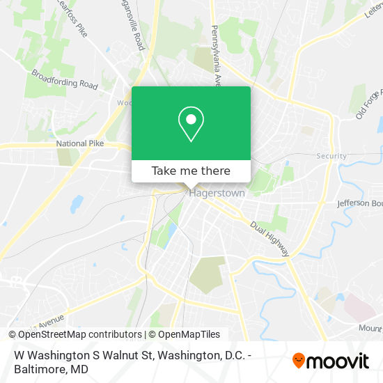 Mapa de W Washington S Walnut St