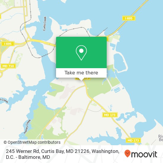 245 Werner Rd, Curtis Bay, MD 21226 map