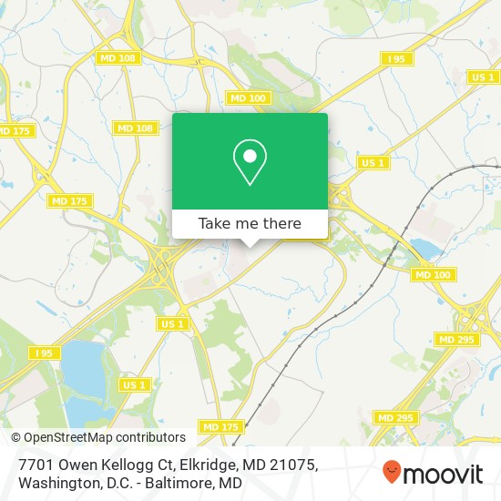 7701 Owen Kellogg Ct, Elkridge, MD 21075 map