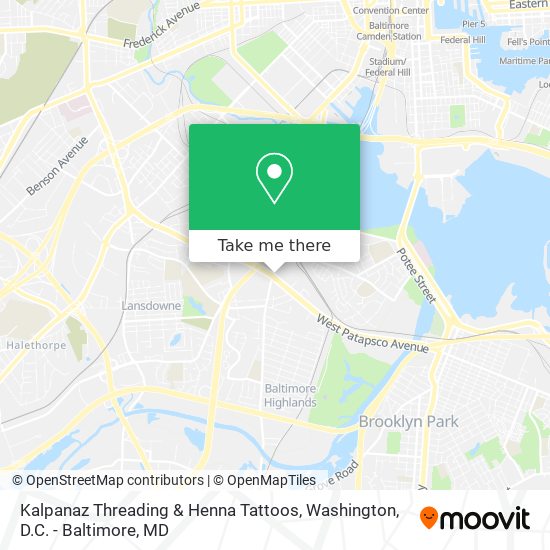 Mapa de Kalpanaz Threading & Henna Tattoos