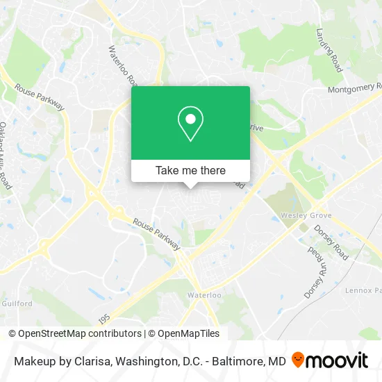 Makeup by Clarisa map