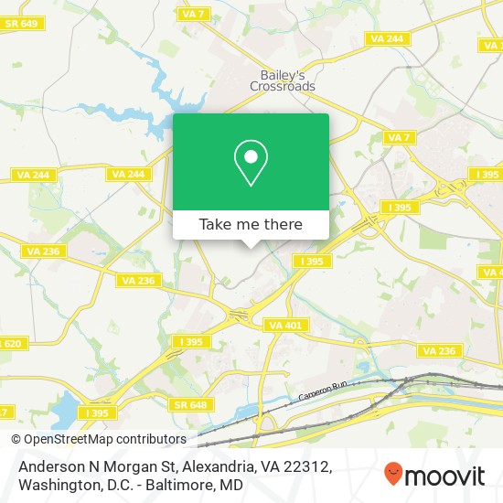 Anderson N Morgan St, Alexandria, VA 22312 map