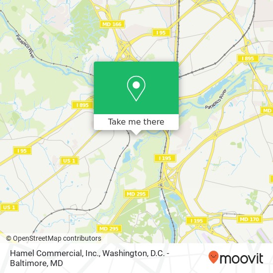 Mapa de Hamel Commercial, Inc.