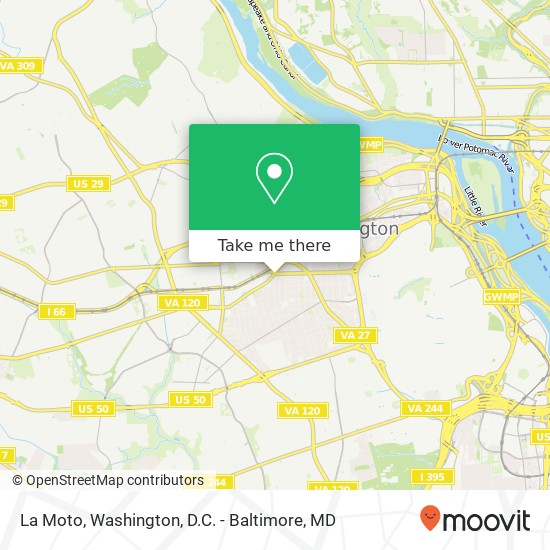 La Moto map