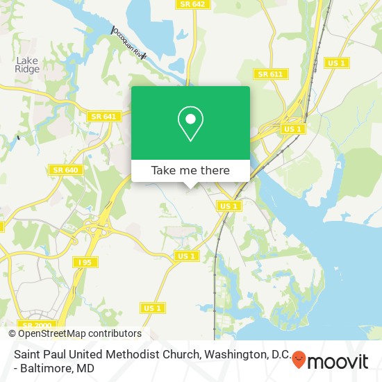 Mapa de Saint Paul United Methodist Church