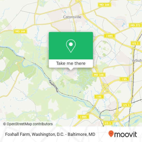 Mapa de Foxhall Farm