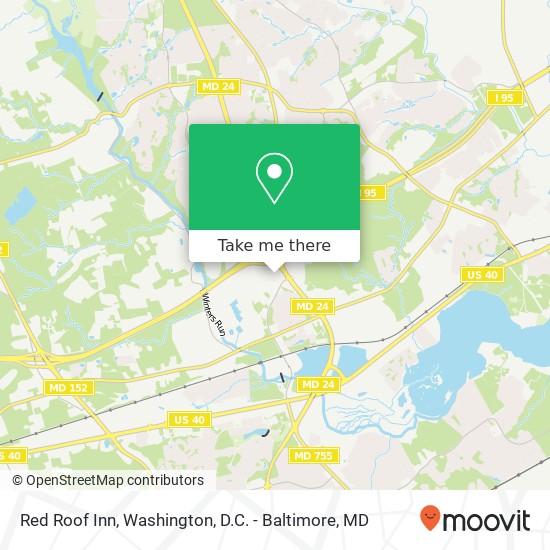 Red Roof Inn map