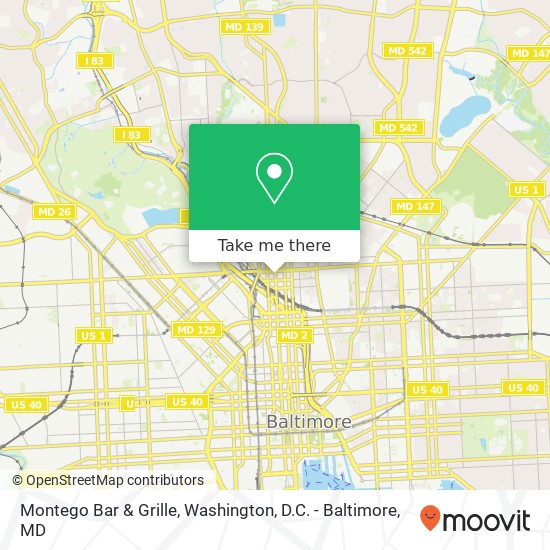 Mapa de Montego Bar & Grille