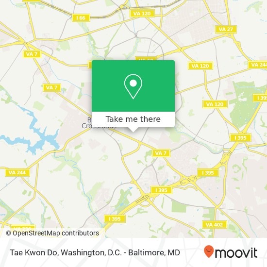 Tae Kwon Do map