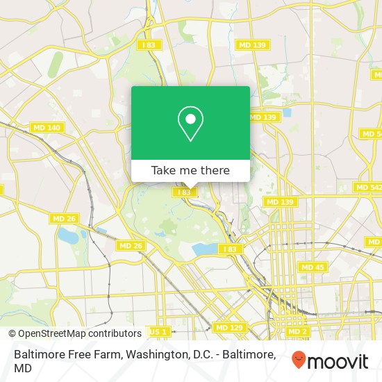 Baltimore Free Farm map