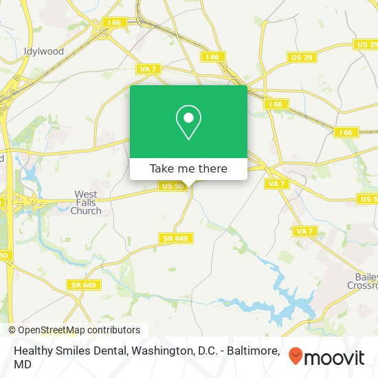 Healthy Smiles Dental map