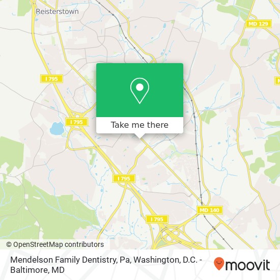 Mapa de Mendelson Family Dentistry, Pa