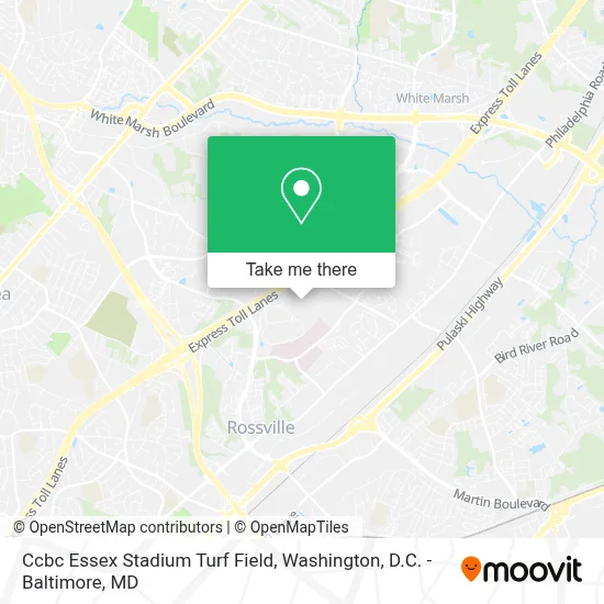 Ccbc Essex Stadium Turf Field map