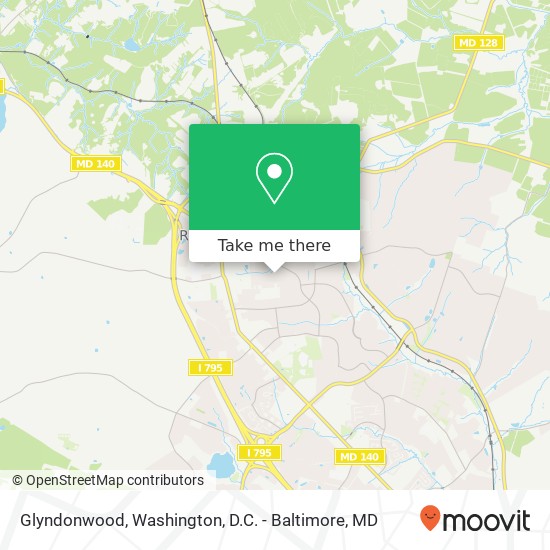 Glyndonwood map